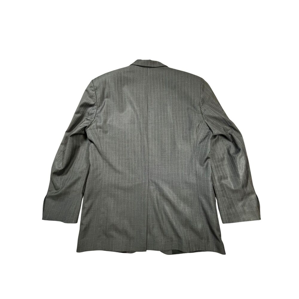 Lauren Ralph Lauren Gray Pinstripe Wool Blazer Mens 40R Canada